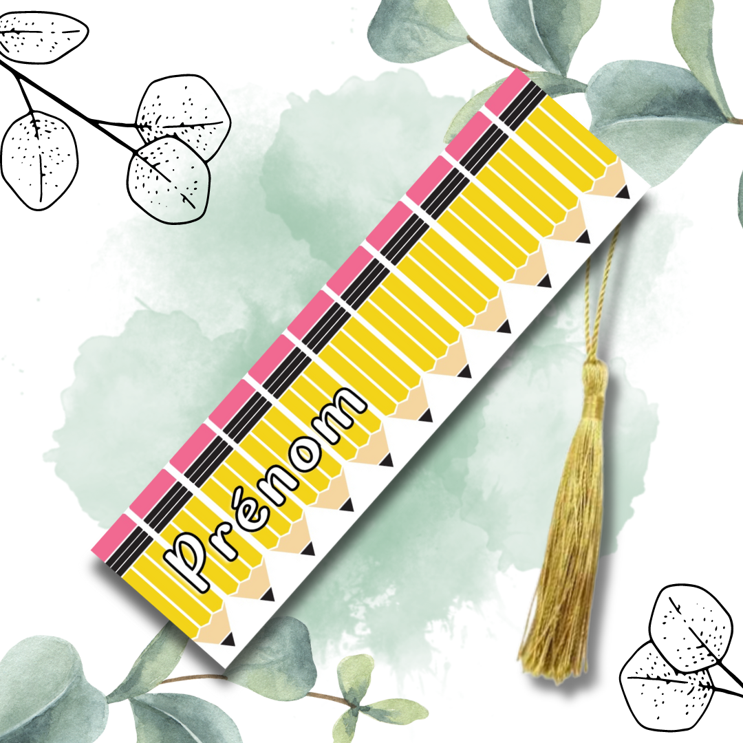 Marque page Crayon de Papier